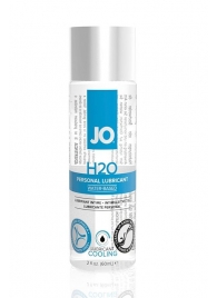 Охлаждающий лубрикант на водной основе JO Personal Lubricant H2O COOLING - 60 мл. - System JO - купить с доставкой в Самаре