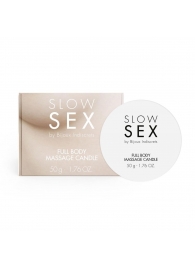 Массажная свеча для всего тела Slow Sex - 50 гр. - Bijoux Indiscrets - купить с доставкой в Самаре