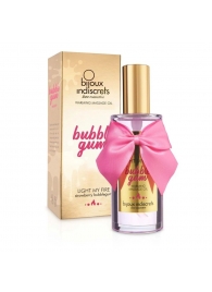 Разогревающее массажное масло Light My Fire Bubble Gum с ароматом бабл-гам - 100 мл. - Bijoux Indiscrets - купить с доставкой в Самаре