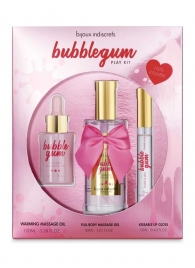 Набор средств для массажа и ласк Bubblegum Play Kit - Bijoux Indiscrets - купить с доставкой в Самаре