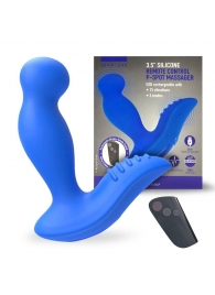 Синий вибромассажер простаты 3,5’’ Remote Control P-spot Massager - 12,5 см. - Erokay - в Самаре купить с доставкой