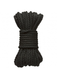 Черная верёвка для связывания и фиксации Bind Tie - 9,14 м. - Doc Johnson - купить с доставкой в Самаре