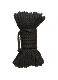 Черная верёвка для связывания и фиксации Bind Tie - 15,24 м. - Doc Johnson - купить с доставкой в Самаре