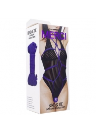 Фиолетовая верёвка для связывания и фиксации Bind Tie - 9,14 м. - Doc Johnson - купить с доставкой в Самаре