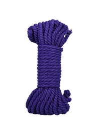Фиолетовая верёвка для связывания и фиксации Bind Tie - 9,14 м. - Doc Johnson - купить с доставкой в Самаре
