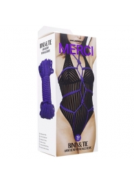 Фиолетовая верёвка для связывания и фиксации Bind Tie - 15,24 м. - Doc Johnson - купить с доставкой в Самаре