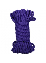 Фиолетовая верёвка для связывания и фиксации Bind Tie - 15,24 м. - Doc Johnson - купить с доставкой в Самаре
