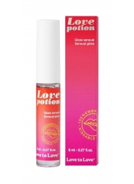Возбуждающий блеск для губ Love Potion - 8 мл. - Love to Love - купить с доставкой в Самаре