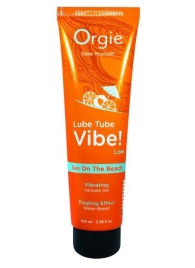 Гель с эффектом вибрации Lube Tube Vibe Low Sex On The Beach - 100 мл. - ORGIE - купить с доставкой в Самаре