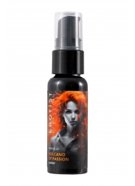 Гель с эффектом вибрации Volcano Of Passion со вкусом вишни - 25 мл. - Erotist Lubricants - купить с доставкой в Самаре