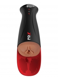 Мастурбатор-вагина в колбе с вибрацией Fuck-O-Matic Pro XL - Pipedream - в Самаре купить с доставкой