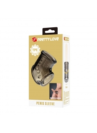 Дымчатая насадка на пенис и мошонку - Baile - в Самаре купить с доставкой