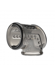 Дымчатая насадка на пенис и мошонку - Baile - в Самаре купить с доставкой