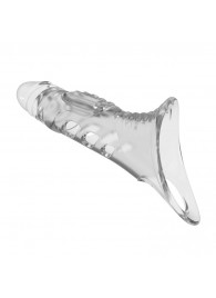 Прозрачная насадка на пенис - 22 см. - Baile - в Самаре купить с доставкой
