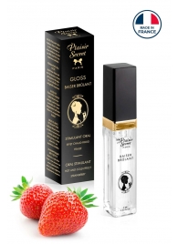 Стимулирующий блеск для губ со вкусом клубники - 7 мл. - Plaisir Secret - купить с доставкой в Самаре
