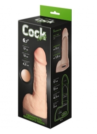 Телесный фаллоудлинитель с мошонкой Cock Next - 17 см. - LOVETOY (А-Полимер) - в Самаре купить с доставкой