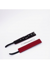 Черно-красные кожаные оковы - Crazy Handmade - купить с доставкой в Самаре