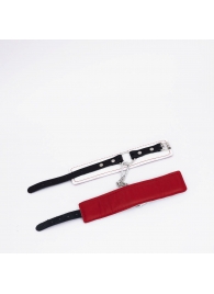 Бело-красные кожаные оковы - Crazy Handmade - купить с доставкой в Самаре