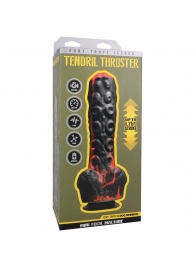 Черно-красная мини-машина на присоске Tendril Thruster - 21,6 см. - Doc Johnson - купить с доставкой в Самаре
