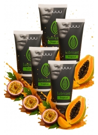 Набор из 5 съедобных лубрикантов JUJU со вкусом тропических фруктов - JuJu - купить с доставкой в Самаре