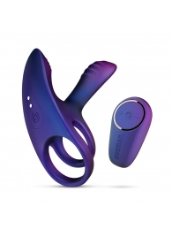 Фиолетовое эрекционное виброкольцо с клиторальной подушечкой Infinity Ignite - ONE DC B.V. - в Самаре купить с доставкой