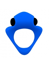 Синее эрекционное кольцо Wooomy Tribeс с вибрацией - Adrien Lastic - в Самаре купить с доставкой