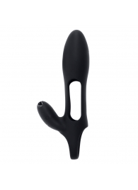 Черная насадка на пенис с вибрацией Nautilus - Zero Tolerance - в Самаре купить с доставкой