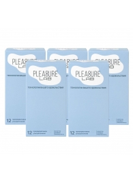 Набор из 5 упаковок ультратонких презервативов Pleasure Lab (по 12 шт.) - Pleasure Lab - купить с доставкой в Самаре