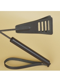 Черный кожаный стек «Сириус» - 60 см. - Sitabella - купить с доставкой в Самаре