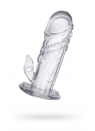 Прозрачная насадка на пенис Uco - 13 см. - A-toys - в Самаре купить с доставкой
