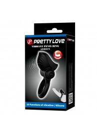 Черное эрекционное кольцо с вибрацией Adrien - Baile - в Самаре купить с доставкой