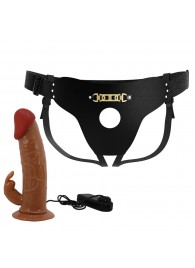 Мужской полый страпон с вибрацией Marion - Baile - купить с доставкой в Самаре