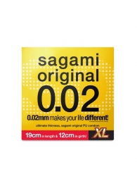 Презерватив увеличенного размера Sagami Original 0.02 XL-size - 1 шт. - Sagami - купить с доставкой в Самаре