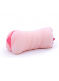 Телесный двусторонний мастурбатор - вагина и ротик - Boys of Toys - в Самаре купить с доставкой