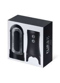 Набор Tenga Flip Zero Electronic Vibrotation: мастурбатор с вибрацией и устройство вращения - Tenga - в Самаре купить с доставкой