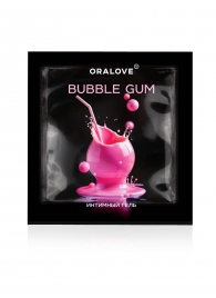 Саше съедобной оральной смазки OraLove с ароматом бабл-гам - 3 гр. - Биоритм - купить с доставкой в Самаре