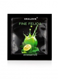 Саше съедобной оральной смазки OraLove с ароматом фейхоа - 3 гр. - Биоритм - купить с доставкой в Самаре