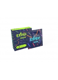 Светящиеся в темноте презервативы Expert Neon - 3 шт. - Expert - купить с доставкой в Самаре