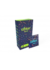 Светящиеся в темноте презервативы Expert Neon - 15 шт. - Expert - купить с доставкой в Самаре