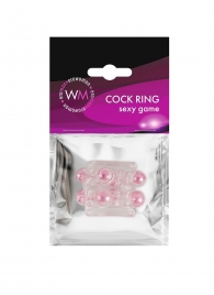 Прозрачная насадка на пенис с цветными шариками - Erowoman-Eroman - в Самаре купить с доставкой