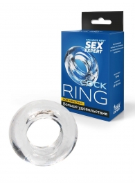 Прозрачное эрекционное кольцо-бублик - Sex Expert - в Самаре купить с доставкой