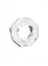 Прозрачное эрекционное кольцо в форме гайки - Sex Expert - в Самаре купить с доставкой