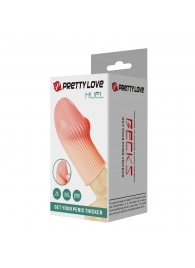 Телесная насадка на пенис Huel - 9 см. - Baile - в Самаре купить с доставкой