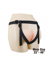 Черные трусики харнесс с платформой Caludio I - Baile - купить с доставкой в Самаре
