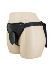 Черные трусики харнесс с платформой Caludio I - Baile - купить с доставкой в Самаре