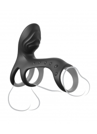 Черная насадка на пенис Ultimate Couples Cage Pro - Pipedream - в Самаре купить с доставкой