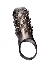 Дымчатая насадка на пенис с выпуклостями - 12 см. - Sex Expert - в Самаре купить с доставкой