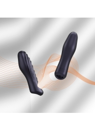 Сливовая силиконовая насадка на пенис с подхватом Manwan Ryzer - Manwan - в Самаре купить с доставкой