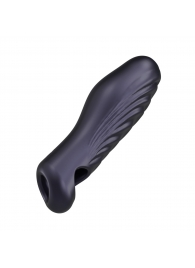 Сливовая силиконовая насадка на пенис с подхватом Manwan Ryzer - Manwan - в Самаре купить с доставкой