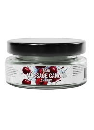 Массажная свеча «Спелая вишня» - 50 мл. - SGAN - купить с доставкой в Самаре